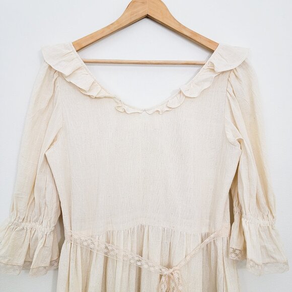 Of Her Own Kind Evangeline Midi Dress Cream Medium - Picture 8 of 14